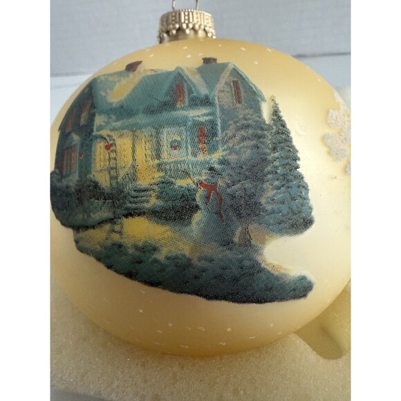 THOMAS KINKADE Painter Of Light Brushworks Collection Christmas Ornament Holiday - Picture 5 of 14